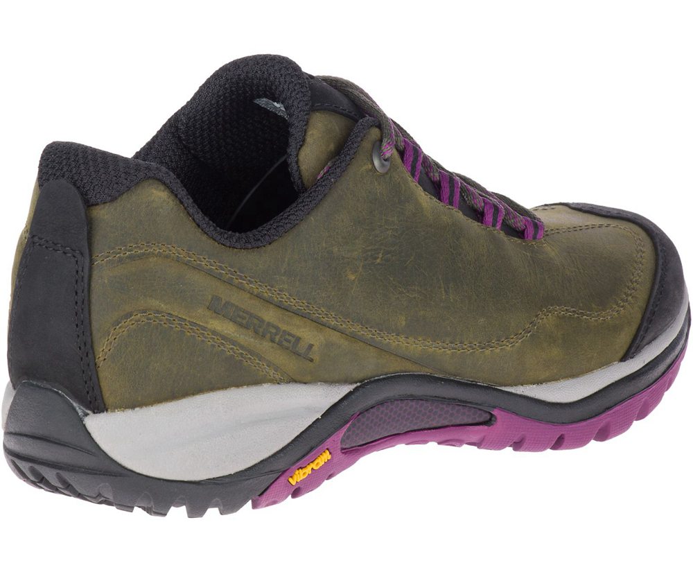 Buty Trekkingowe Merrell Damskie Oliwkowe - Siren Traveller 3 - 104765-OGQ